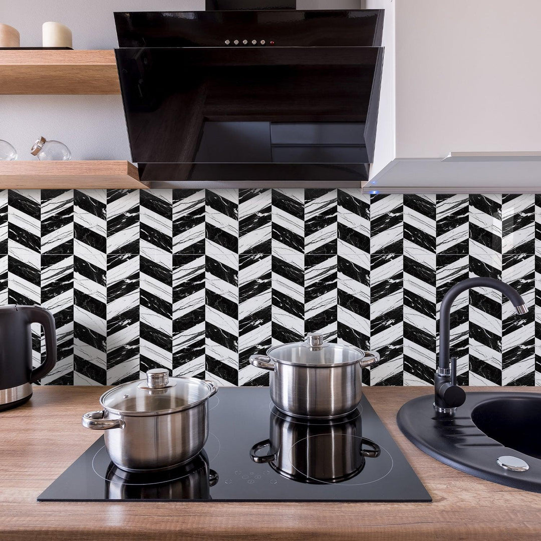 Lisslune | Modern steel wall stickers for kitchen transformation
