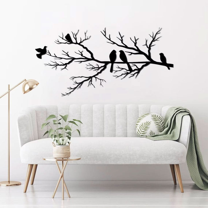 Lisslune | Metal wall decoration with birds for elegant living