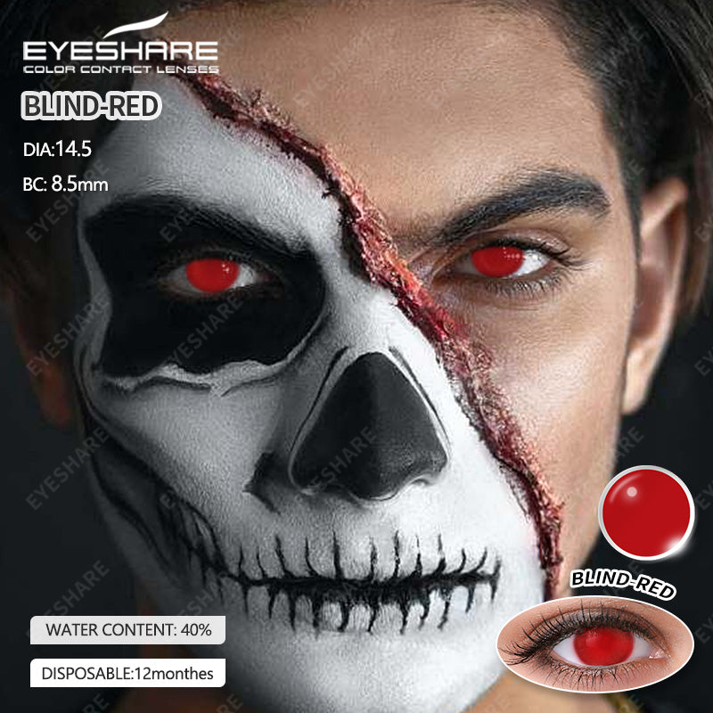Rynx Cosplay BLIND Red 14.5mm 1 Pair | 1 Year