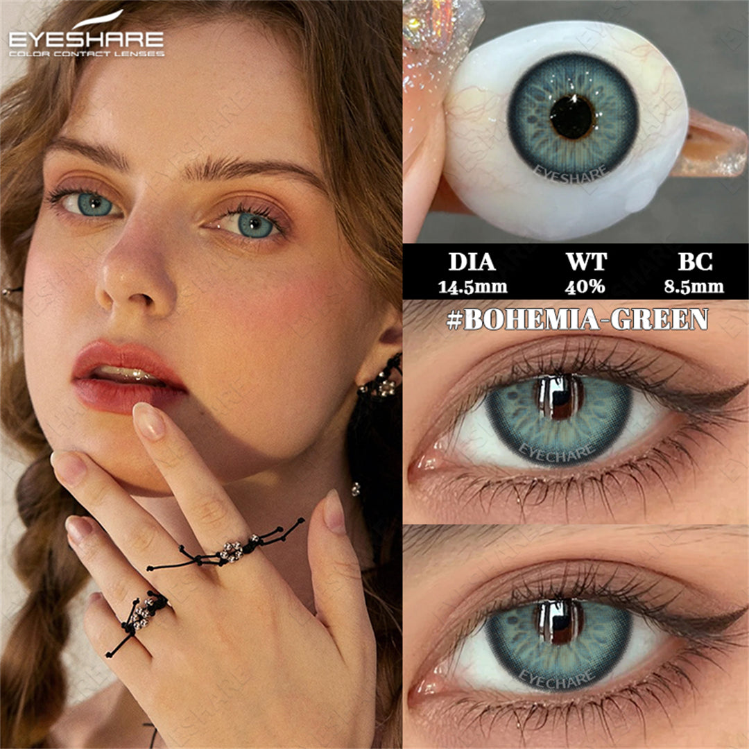 Rynx Bohemia Green 14.5 mm 1 Pair | 1 Year