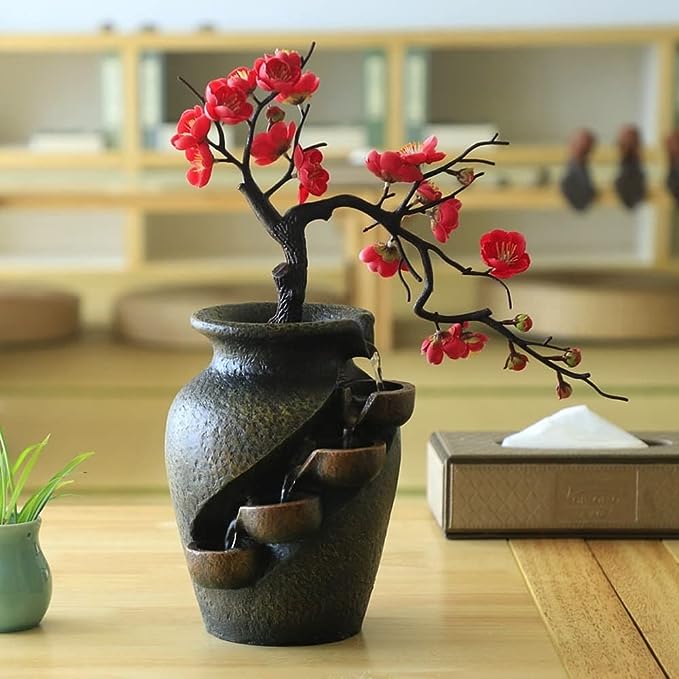 Lisslune | AuraStream - Ready-filled indoor fountain for ultimate relaxation