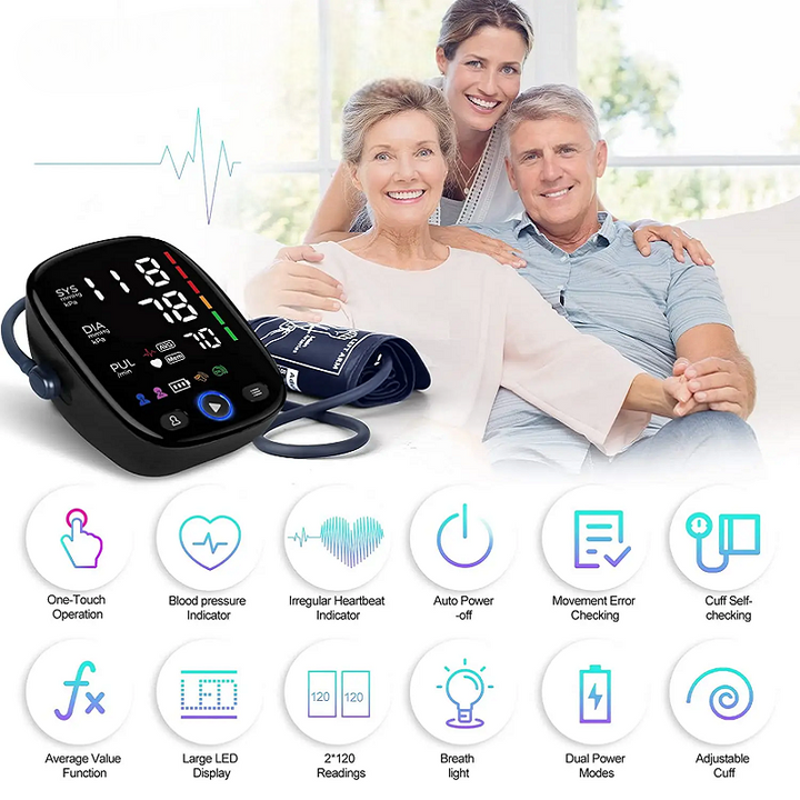 Lisslune | Blood Pressure Monitor with LED Display