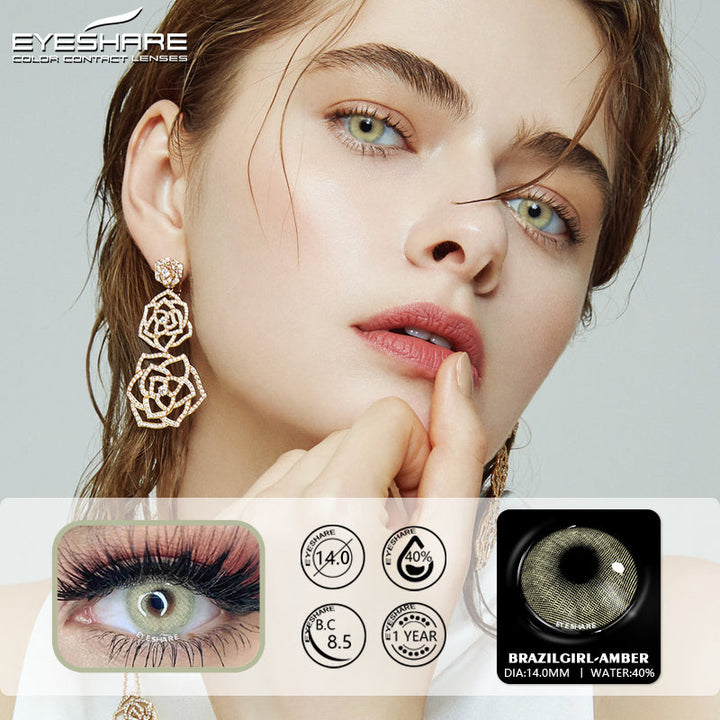 Rynx Brazilgirl Amber 14.0mm 1 Pair | 1 Year