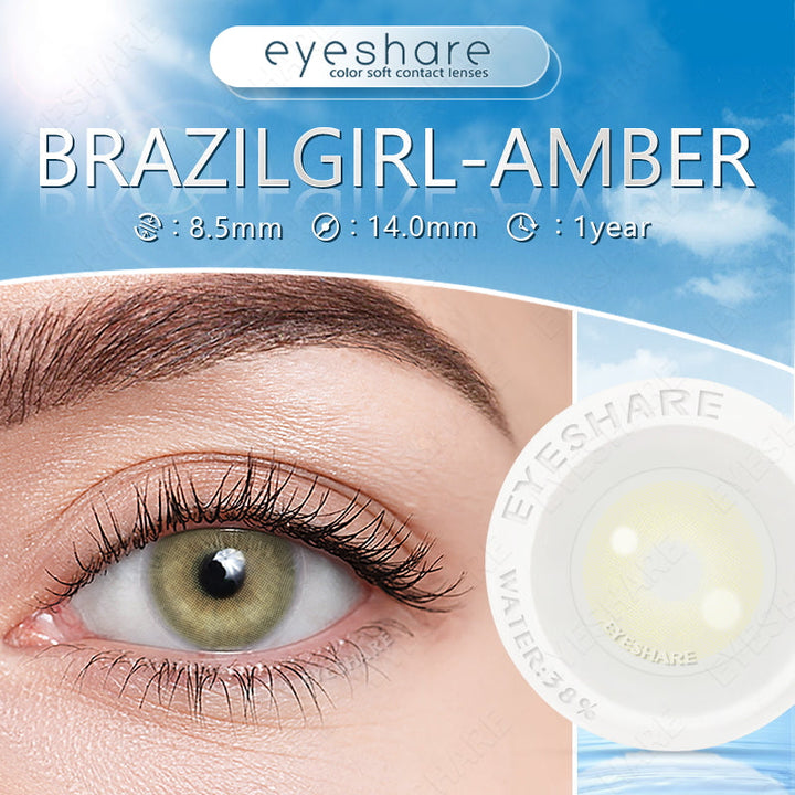 Rynx Brazilgirl Amber 14.0mm 1 Pair | 1 Year