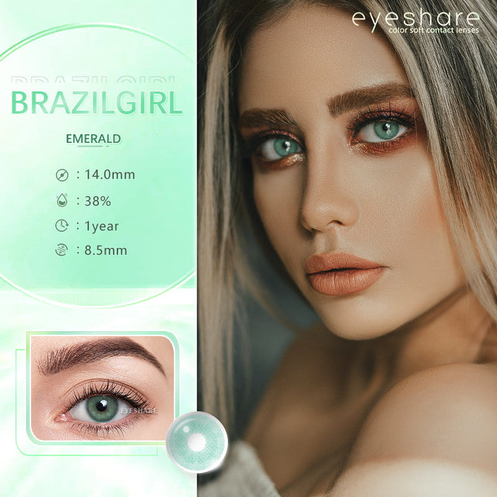 Rynx Brazilgirl Green 14.0mm 1 Pair | 1 Year