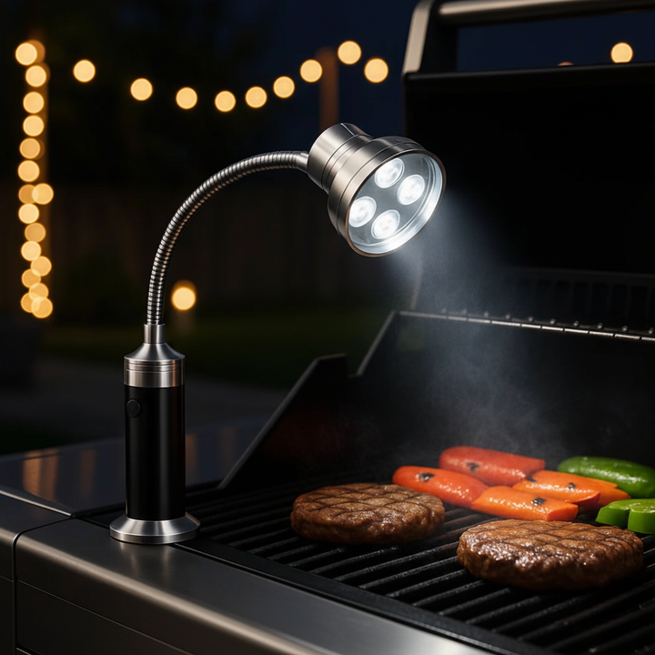 Lisslune | Magnetic BBQ Light with 360° Rotation and Bright White LEDs