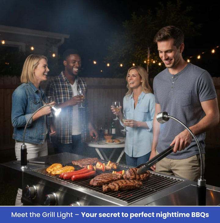 Lisslune | Magnetic BBQ Light with 360° Rotation and Bright White LEDs