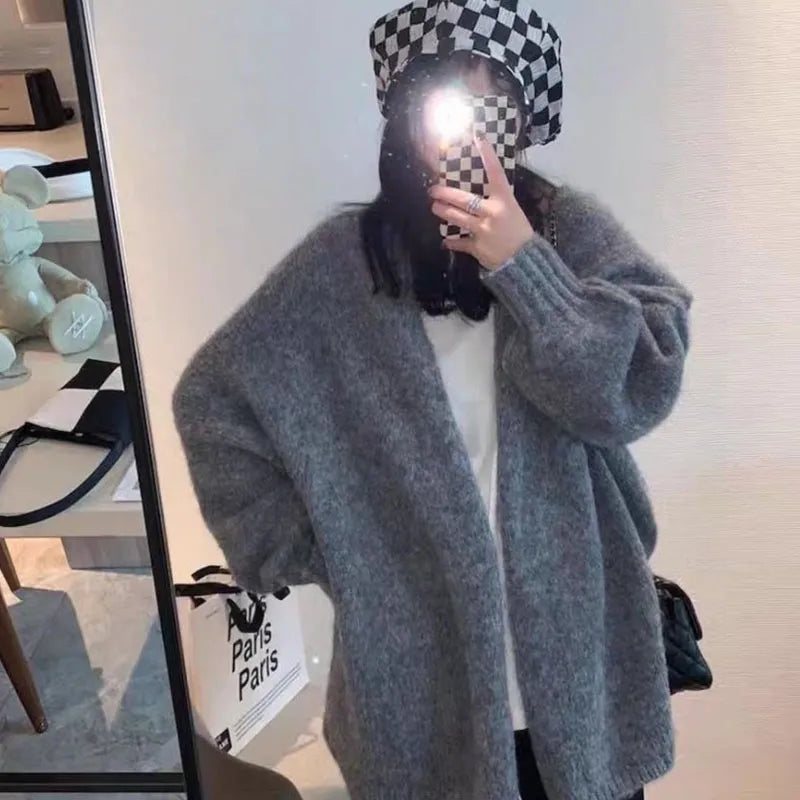 Lisslune | Warm thick knitted cardigan