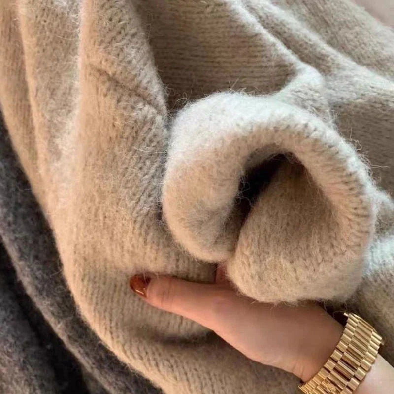 Lisslune | Warm thick knitted cardigan