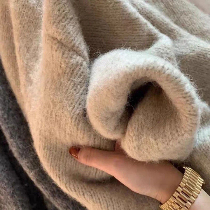 Lisslune | Warm thick knitted cardigan