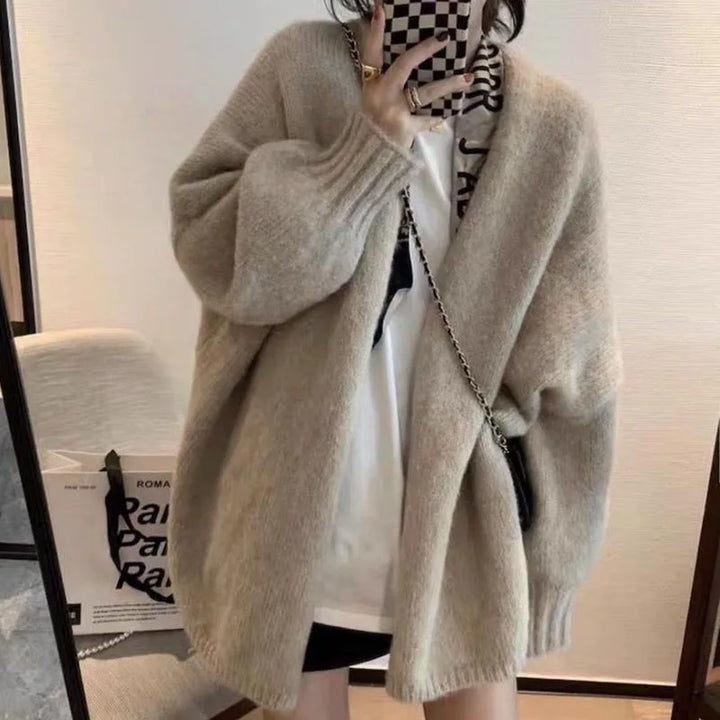 Lisslune | Warm thick knitted cardigan