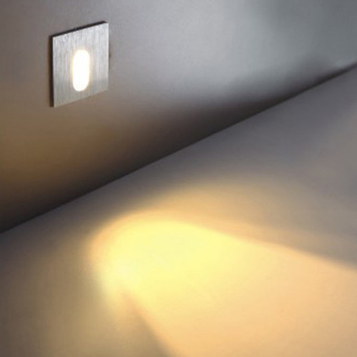 Lisslune | Modern Art Deco Round Square Aluminum Waterproof LED Wall Light for Hallways