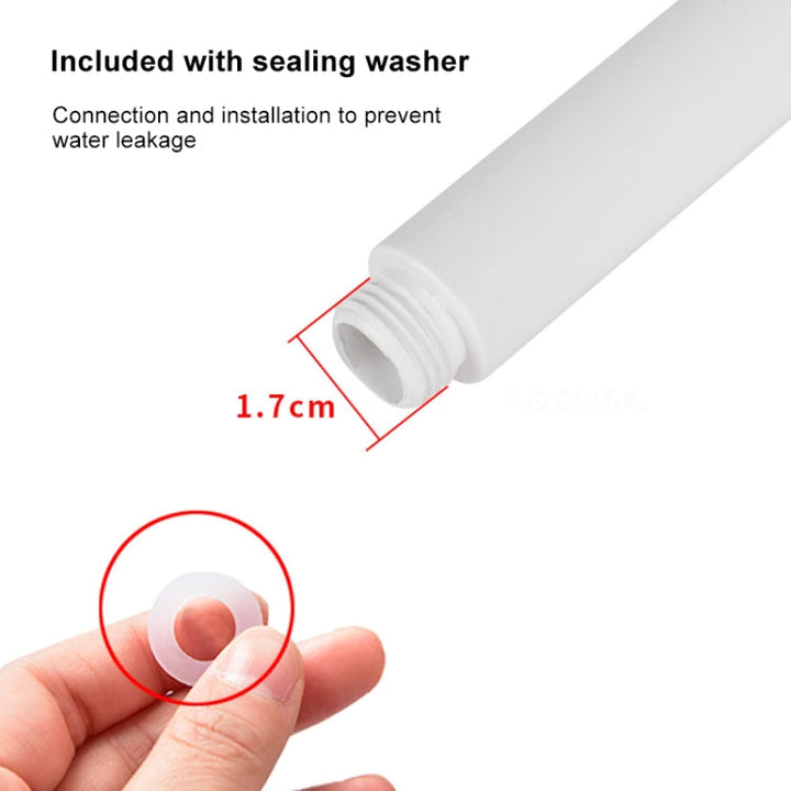 Pet shower nozzle massage shower, with hose universal joint (Gray)