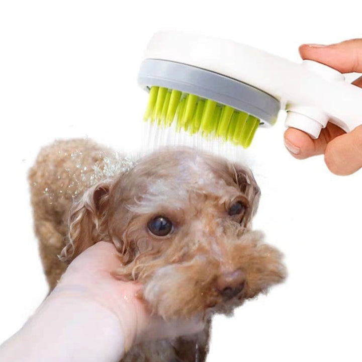 Pet shower nozzle massage shower, with hose universal joint (Gray)