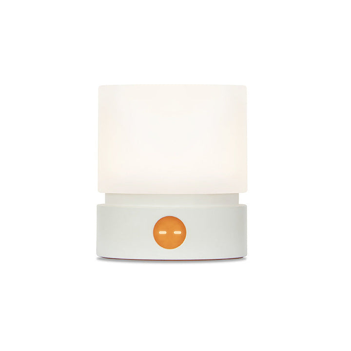 Lisslune | Contemporary Nordic Timer Rechargeable ABS HIPS Silicone Cylinder LED Table Lamp Night Light for Nightstand