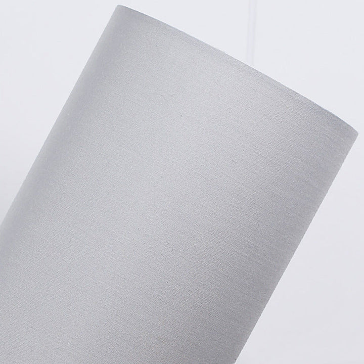 Lisslune | Traditional Japanese Cylinder Wood Fabric 1-Light Table Lamp for the Living Room