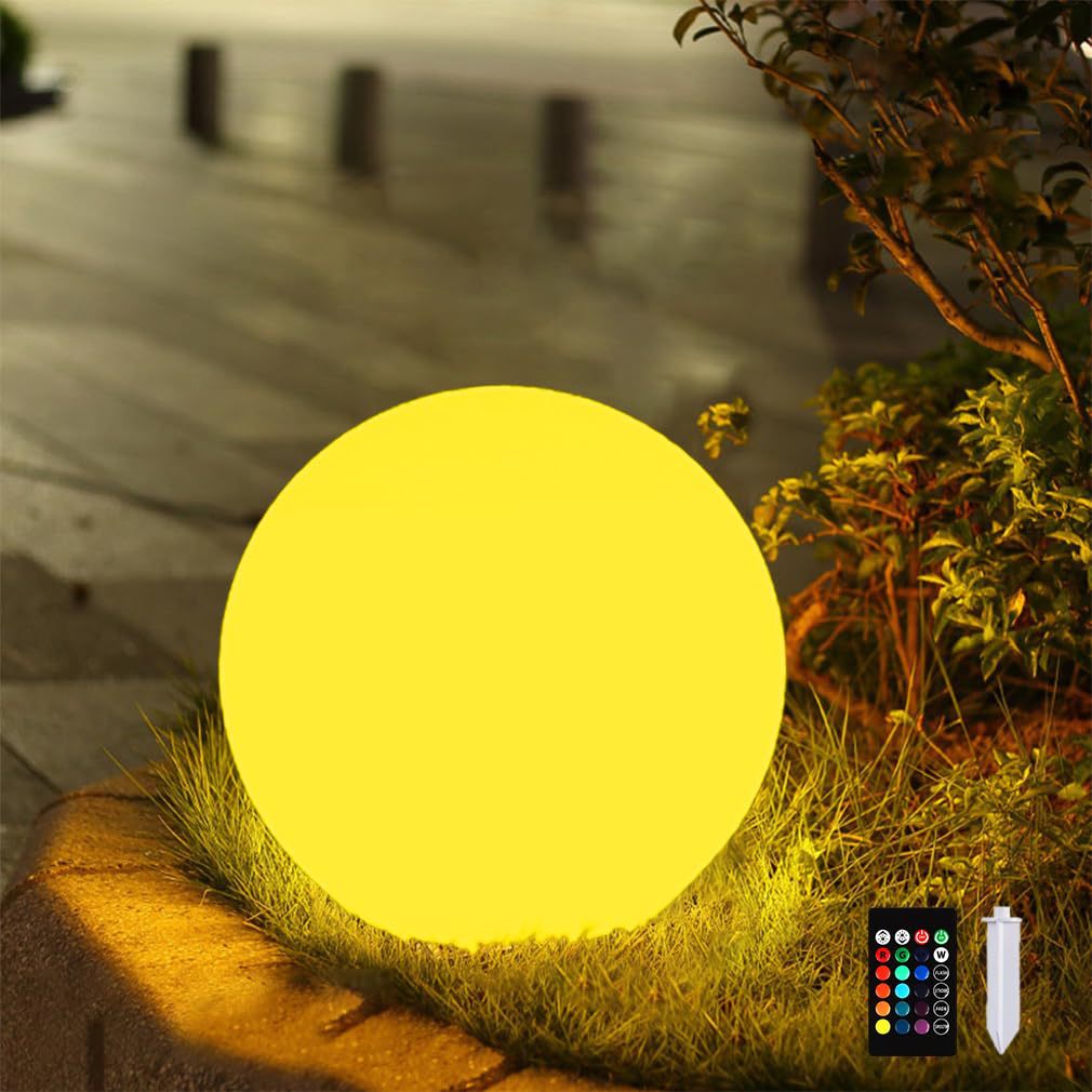 Lisslune | SphereRay | Modern Solar Globe Light for Outdoor Spaces