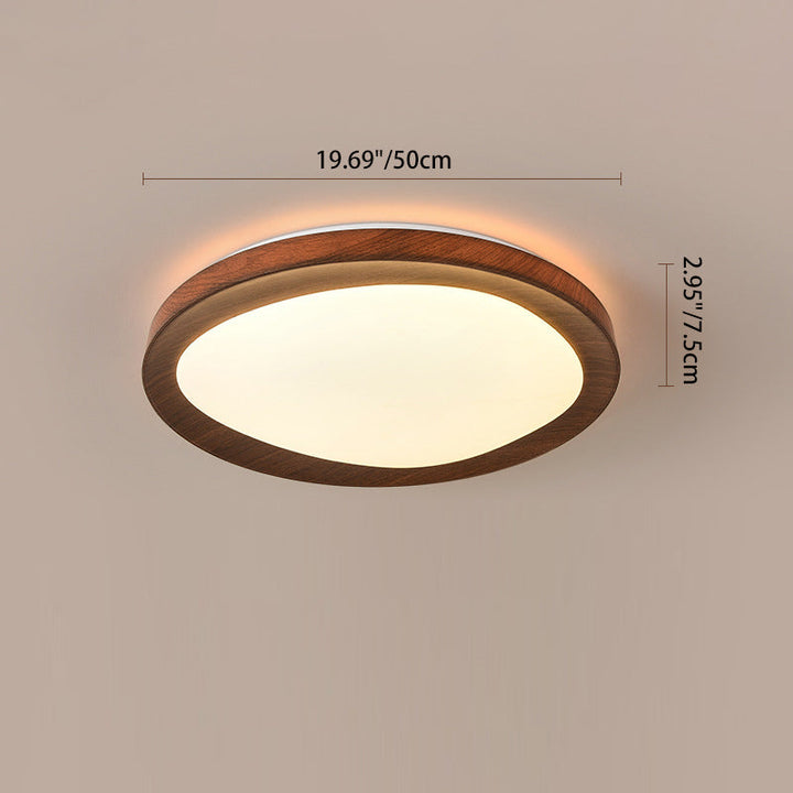 Lisslune | Simplicity Iron Acrylic Round LED Ceiling Lamp for Bedroom
