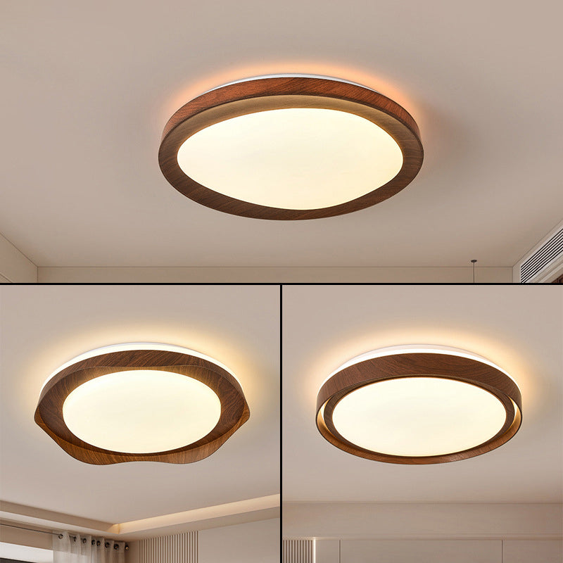 Lisslune | Simplicity Iron Acrylic Round LED Ceiling Lamp for Bedroom