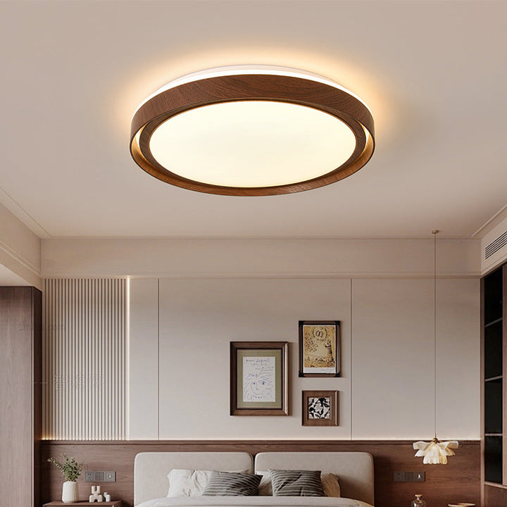 Lisslune | Simplicity Iron Acrylic Round LED Ceiling Lamp for Bedroom