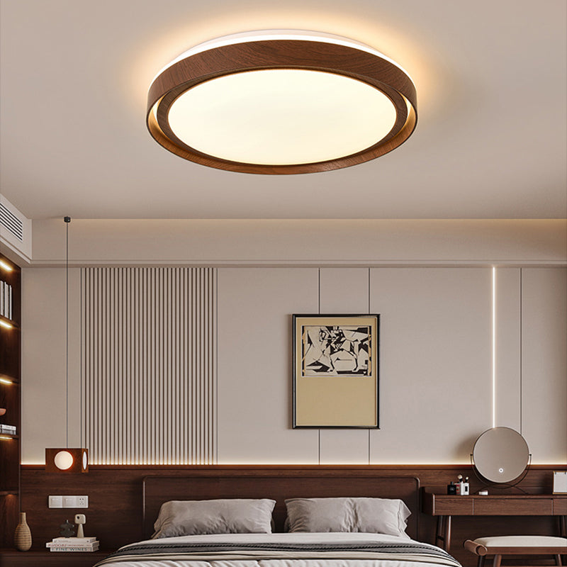 Lisslune | Simplicity Iron Acrylic Round LED Ceiling Lamp for Bedroom