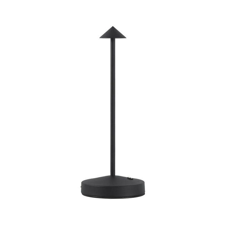 Lisslune | Modern Simplicity Triangle Cone Round Acrylic Cylinder Iron LED Table Lamp for the Living Room