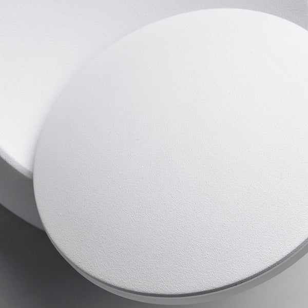 Lisslune | Contemporary Nordic Iron Round Eclipse Rotatable LED Wall Light for Nightstand