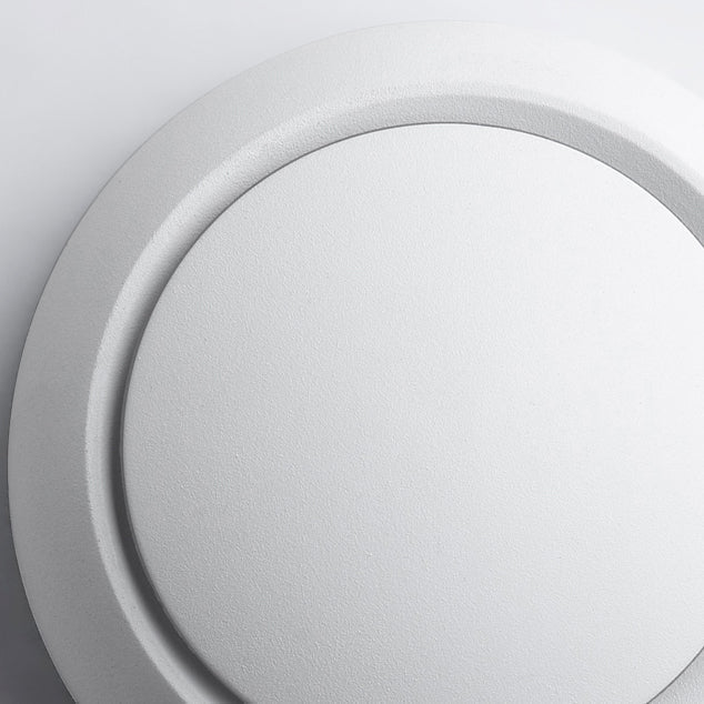 Lisslune | Contemporary Nordic Iron Round Eclipse Rotatable LED Wall Light for Nightstand