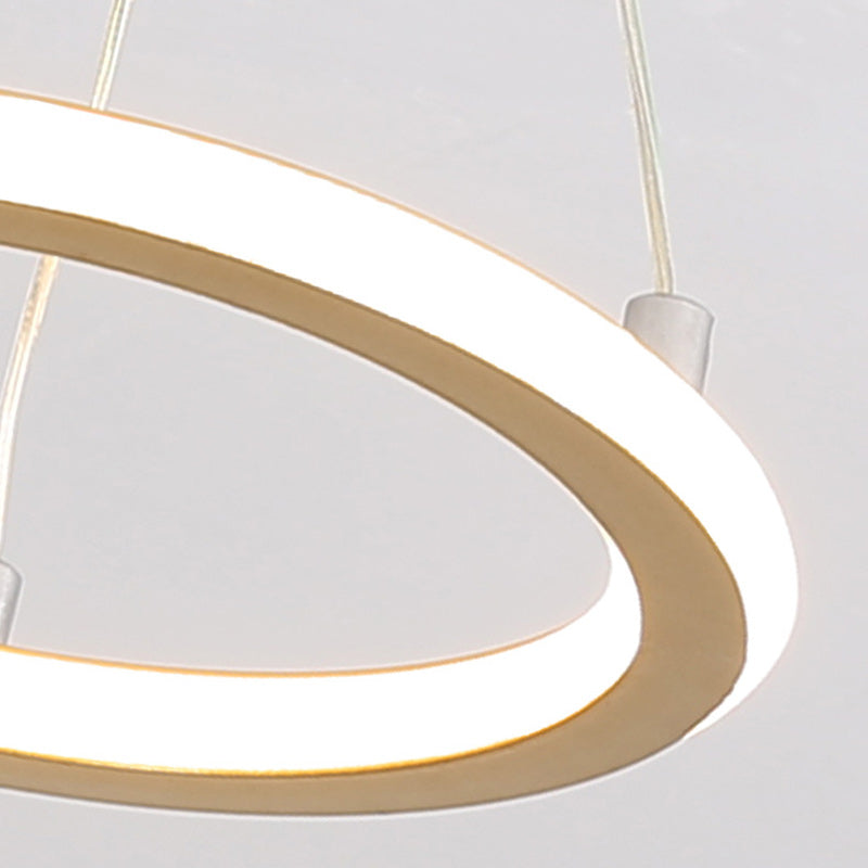 Lisslune | Contemporary Nordic Round Metal Silica LED Semi-Flush Mount Ceiling Light for Corridor