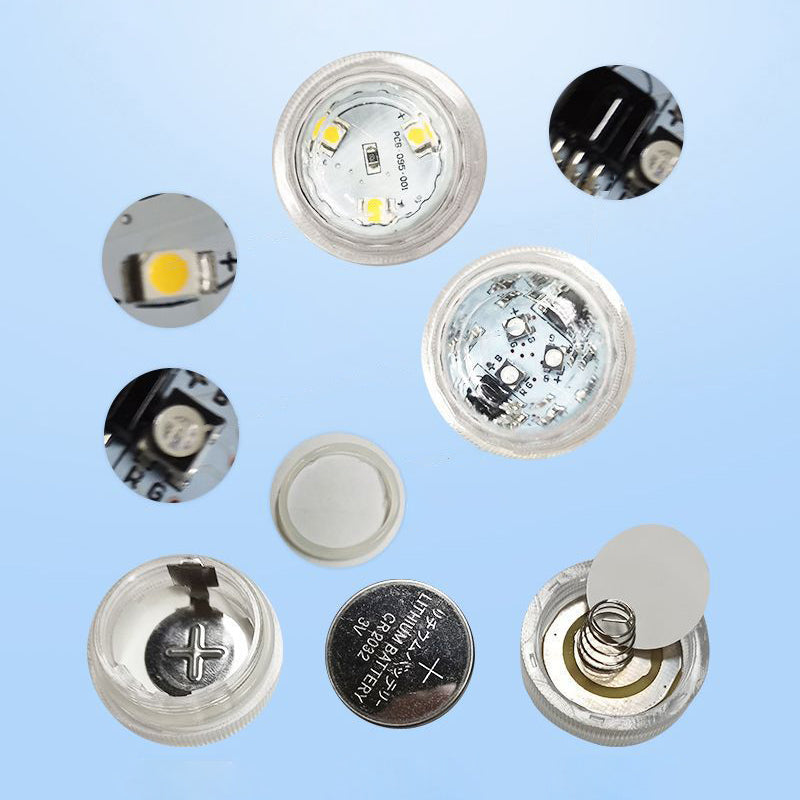 Lisslune | Modern simplicity waterproof battery PS round underwater LED landscape lighting outdoor light for outdoor patio