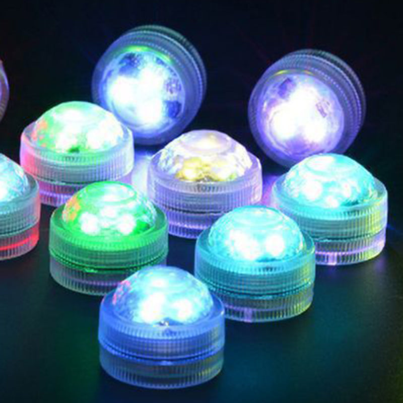 Lisslune | Modern Simplicity waterproof Battery PS round underwater LED landscape lighting outdoor light for outdoor patio