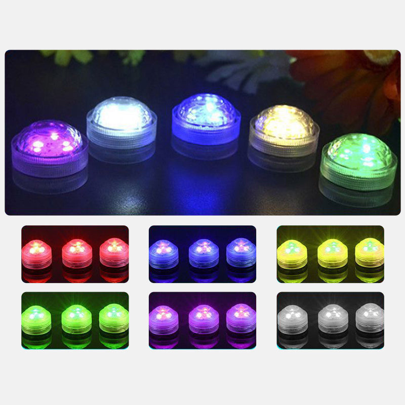 Lisslune | Modern Simplicity waterproof Battery PS round underwater LED landscape lighting outdoor light for outdoor patio