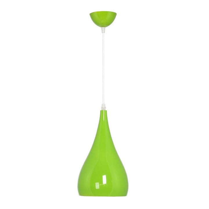 Lisslune | Nordic Iron Wood Aluminum Pumpkin Water Drop 1-Light Pendant Light for Dining Room
