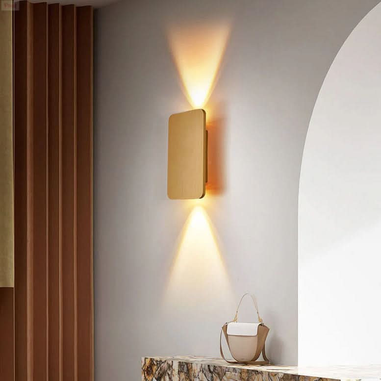Lisslune | Nordic Minimalist Aluminum Rectangular LED Wall Sconce
