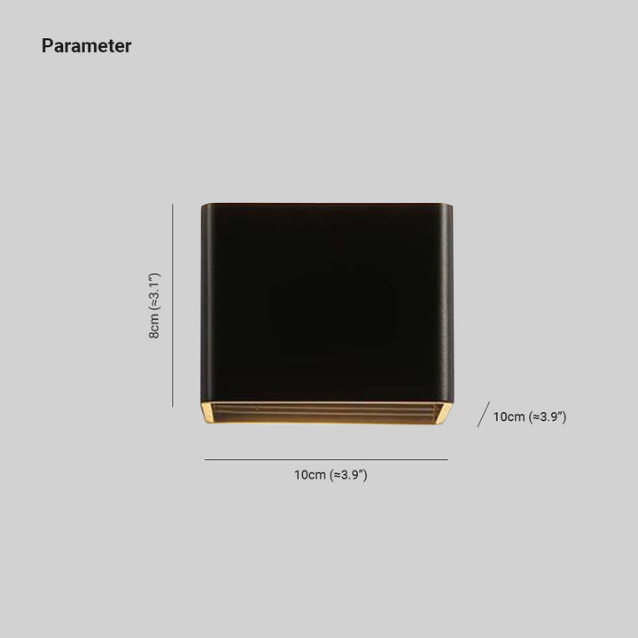 Lisslune | OrrSquare – Modern square wall lamp for stylish lighting