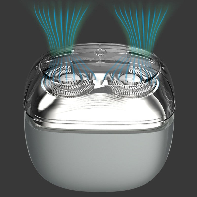 Lisslune | Mini Rechargeable Full-Body Washable Dual Blade Shaver