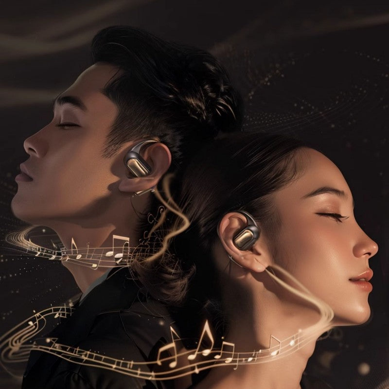 Lisslune | Wireless Noise-Canceling Bluetooth Earbuds With Ear Hooks
