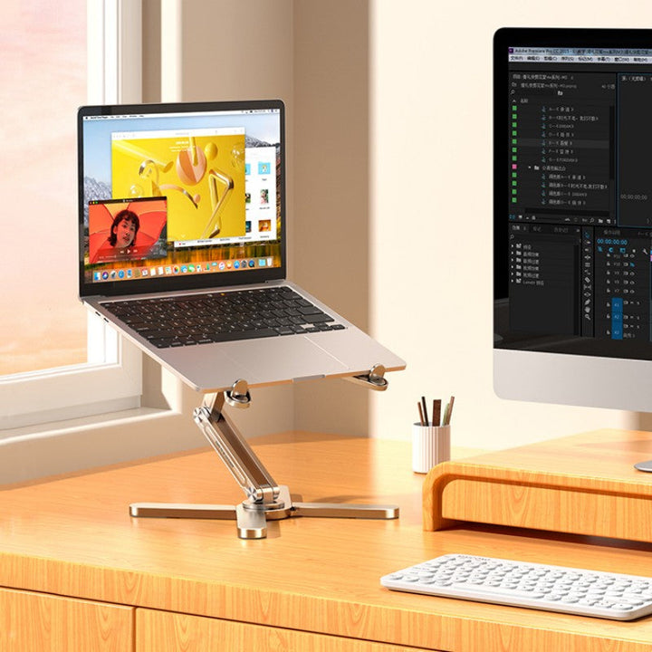 Lisslune | 360¬∞ Rotating Cooling Foldable Laptop Stand