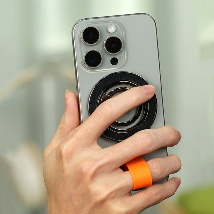 Lisslune | Infinite Adjustment Metal Anti-Slip Lazy Magnetic Ring Holder
