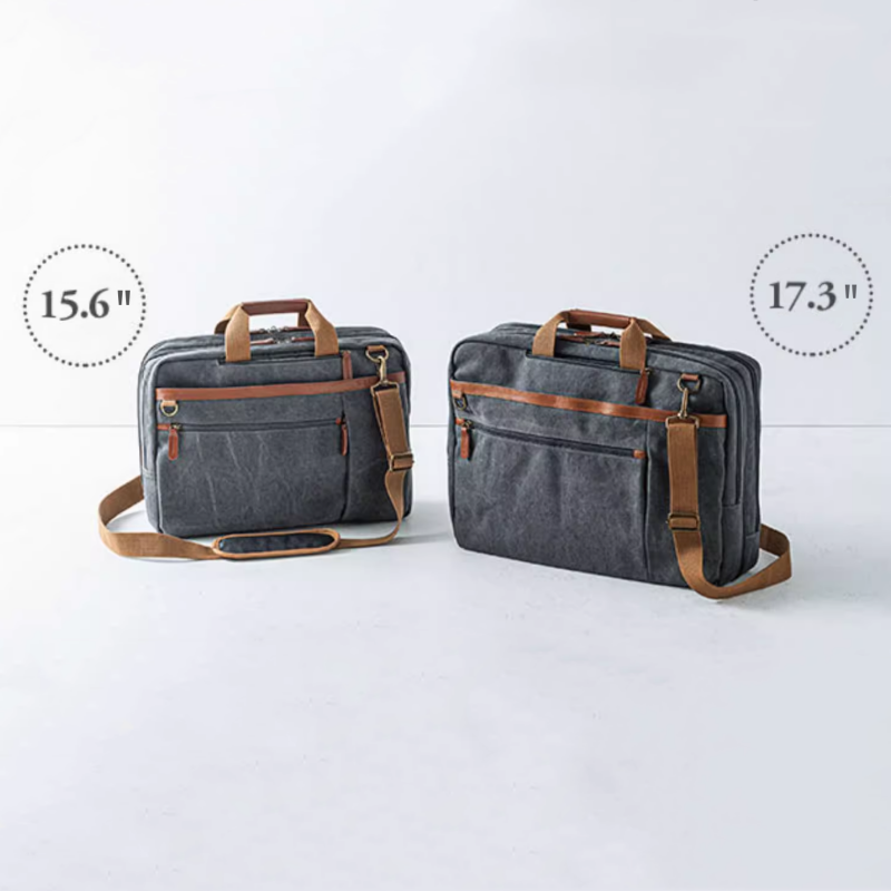 Lisslune | Retro Casual Crossbody Backpack With Laptop Compartment