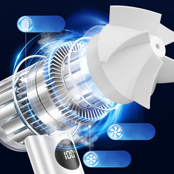 Lisslune | Portable Handheld Turbo High-Speed Cooling Fan