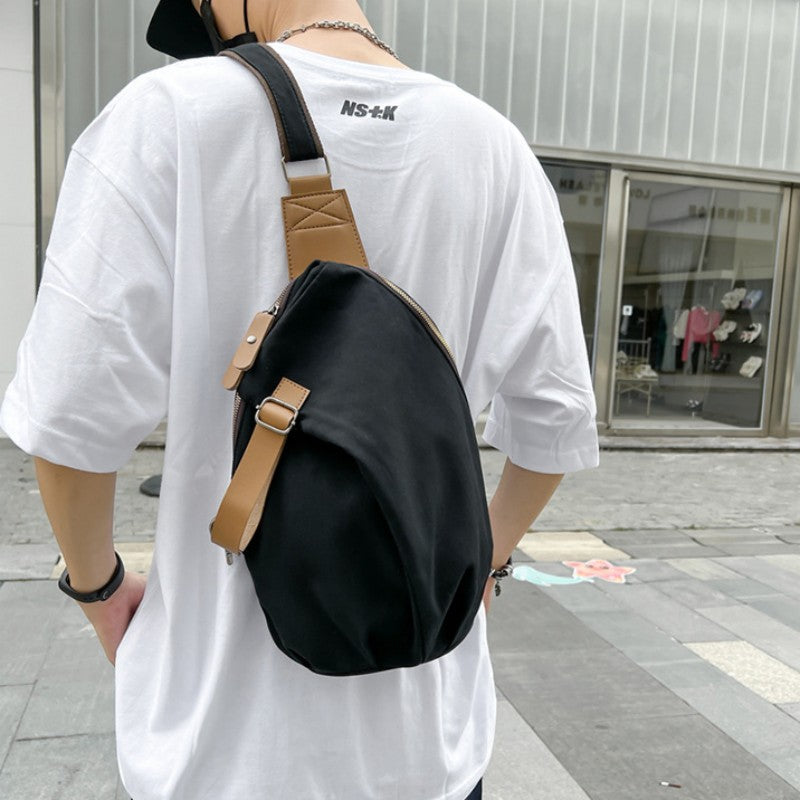 Lisslune | Canvas Casual Minimalist Large Capacity Single Shoulder Sling Bag