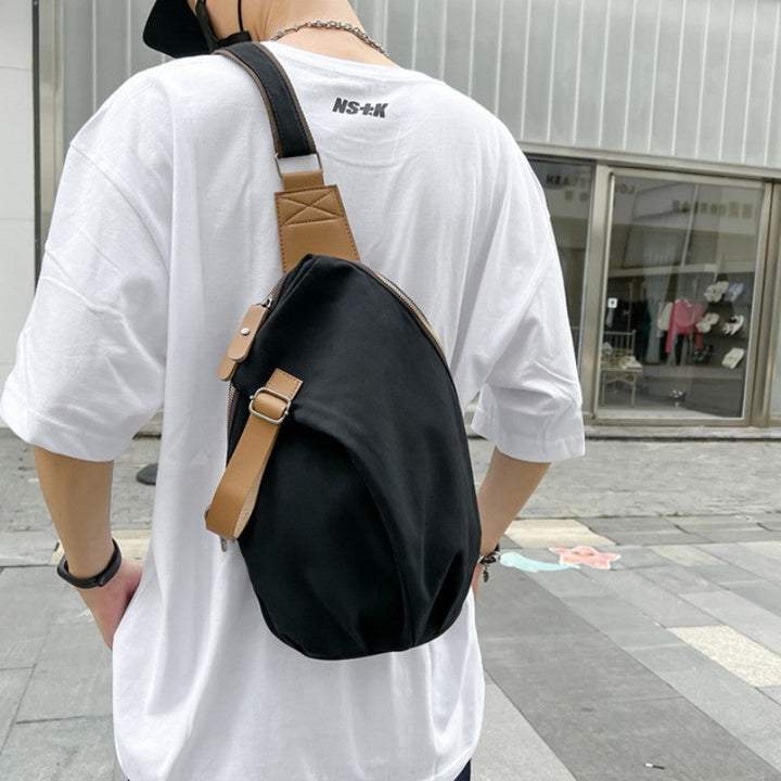 Lisslune | Canvas Casual Minimalist Large Capacity Single Shoulder Sling Bag