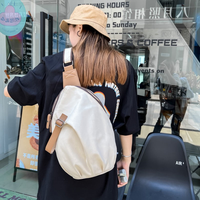 Lisslune | Canvas Casual Minimalist Large Capacity Single Shoulder Sling Bag