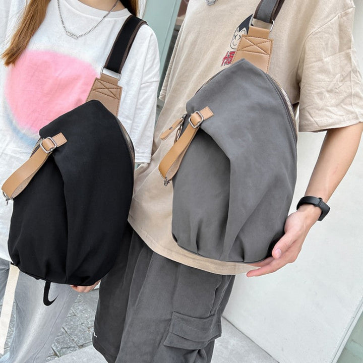 Lisslune | Canvas Casual Minimalist Large Capacity Single Shoulder Sling Bag