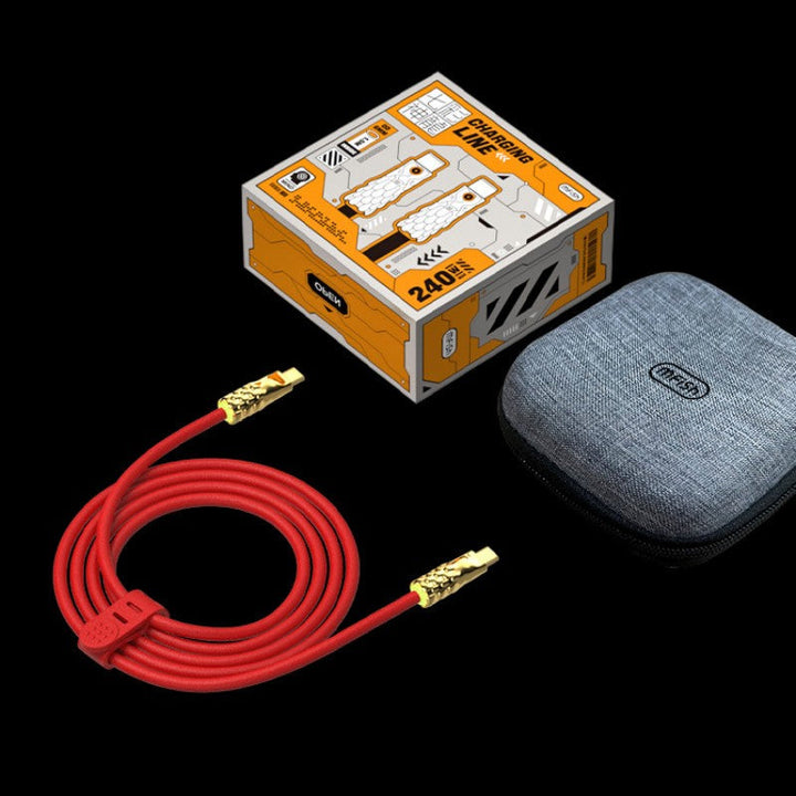 Lisslune | Liquid Silicone With Built-in Breathing Light Fast Charging Data Cable