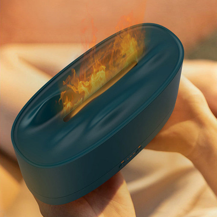 Lisslune | 3D Flame USB Home Quiet Atmosphere Light Humidifier