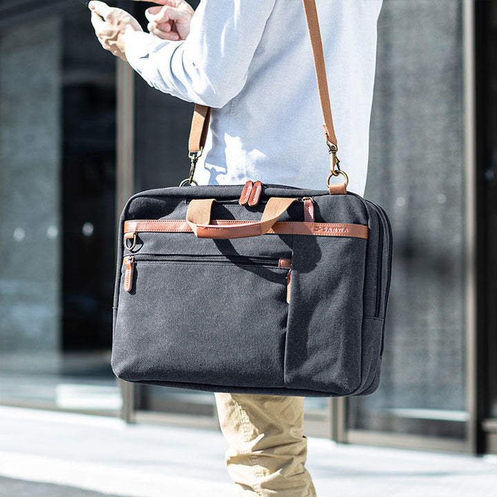 Lisslune | Retro Casual Crossbody Backpack With Laptop Compartment