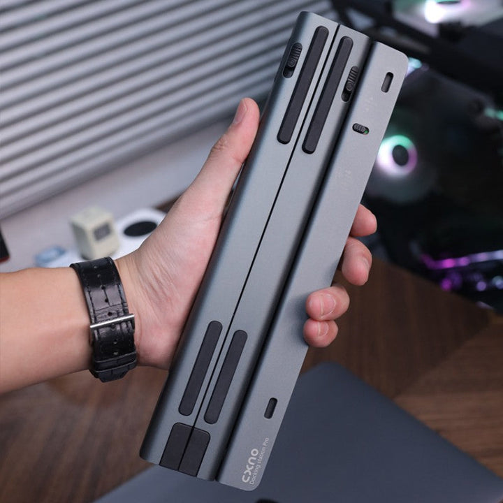 Lisslune | Removable Folding Laptop Stand With Docking Station