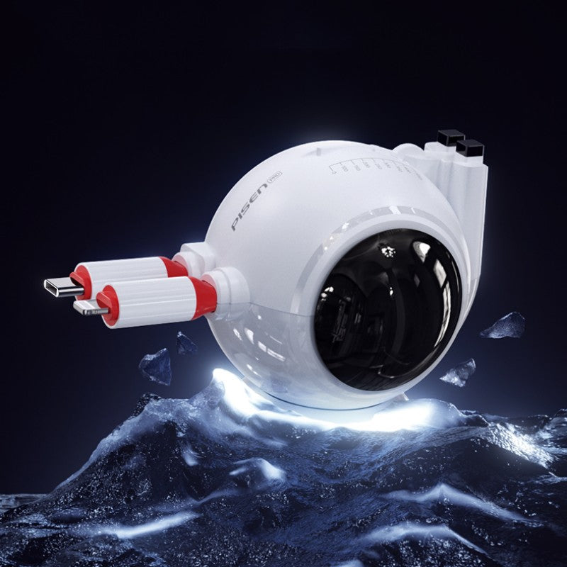 Lisslune | 2-in-1 Retractable Super Fast Charging Data Cable